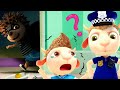 Little Brother Helps Policeman - Baby&#39;s Helper | Rescue Team Chasing Thief | Cartoon for Kids