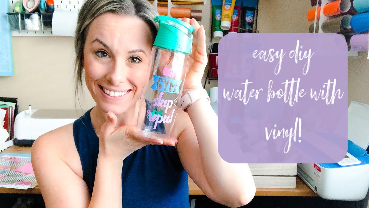 Easiest Diy Craft | Diy Water Bottle With Vinyl And Your Cricut! - Youtube