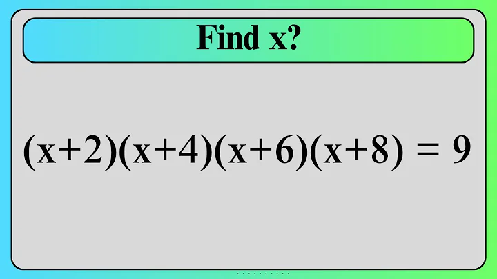 Nice Algebra Math Simplification | Find the Value of X