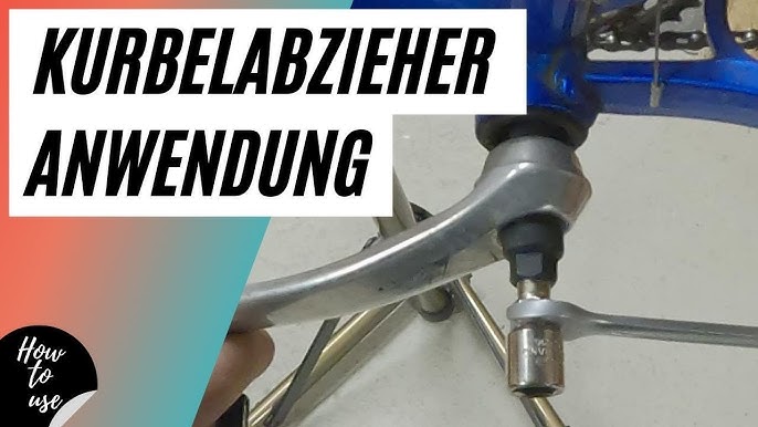 Fahrradkurbel wechseln – Mit einem Kurbelabzieher! 