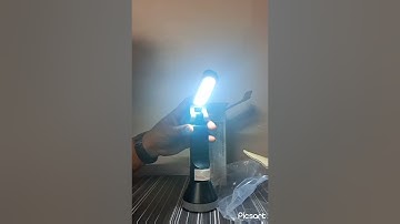 2 In 1 Rechargeable Torch And Table Light - Unboxing