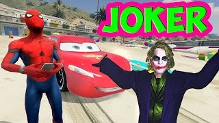 Şimşek Ve Örümcek Joker Ile Dost Oluyor Gta 5 Gerçek Hayat