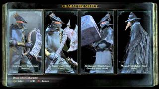 Bloodborne Alpha Test Character Selection [1080p HD PS4]