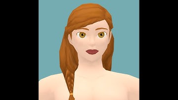 [3D][HandPainted] Timelapse inn waitress Part 2 HAIR