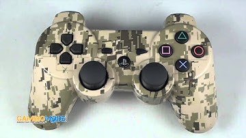 Digital Desert Camo Modded PS3 Controller Exclusively from GamingModz.com