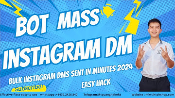 Send Bulk Message On Ig | Bot Sender Service| BULK Instagram DMs Sent In Minutes 2024 Easy Hack