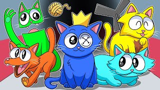 RAINBOW FRIENDS, But they&#39;re SMURF CAT in THE RAIN ! - Rainbow Friends Chapter 3 Animation