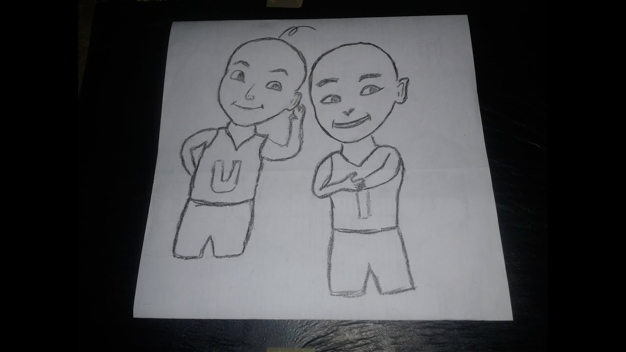 Lukisan Kartun Upin Ipin Cikimmcom