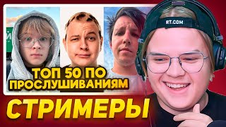 картинка: КАША СМОТРИТ ТОП 50 СТРИМЕРОВ по ПРОСЛУШИВАНИЯМ на ЯНДЕКС МУЗЫКЕ |ЯНВАРЬ 2025