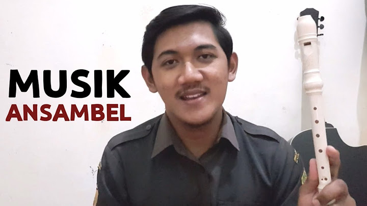 Ansambel musik yang menggunakan alat music tidak bernada adalah