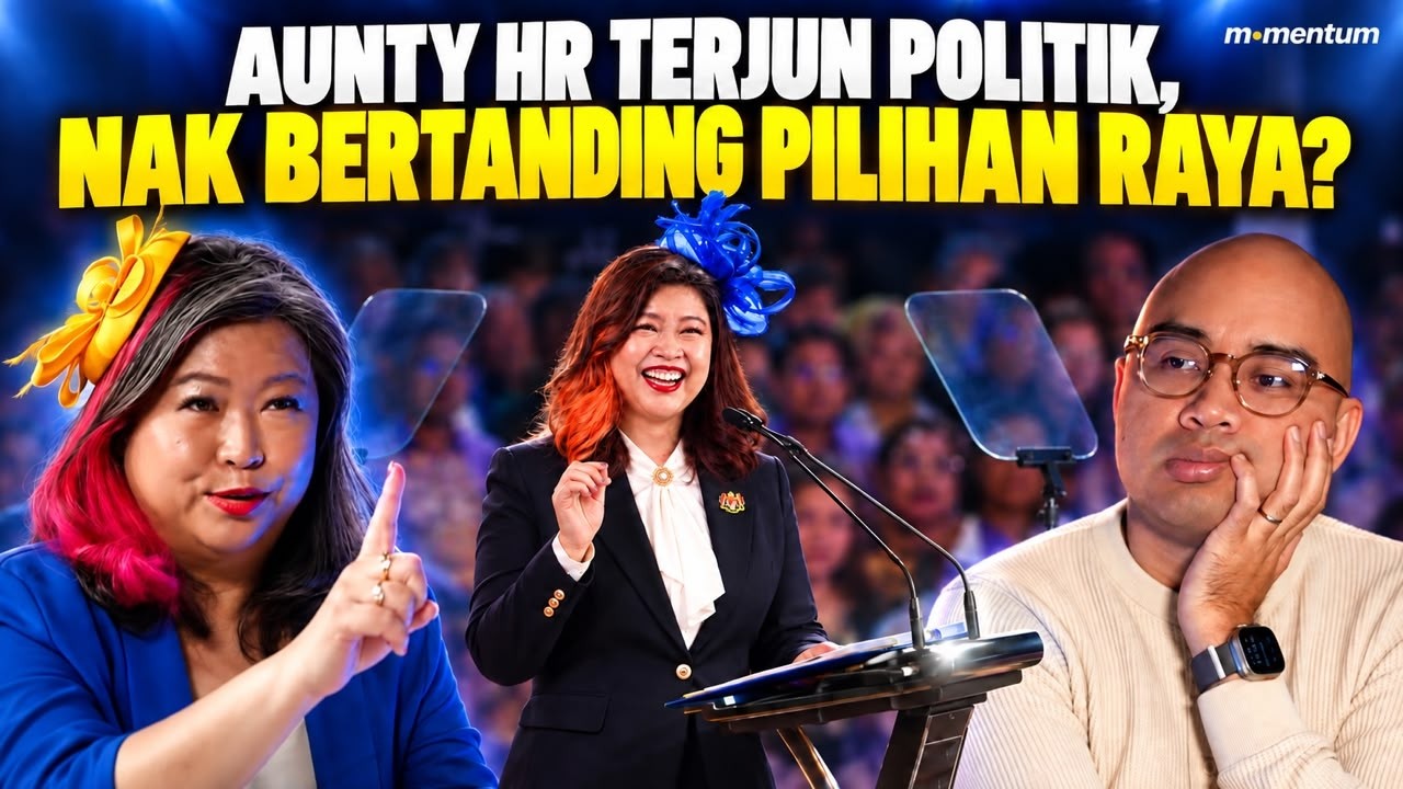 Thumbnail rasmi MOMENTUM bersama Ibrahim Sani dan AuntyHR.