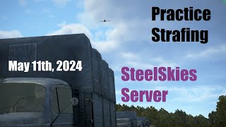 Il-2 GB Practice Strafing P-40E-1 May 11th, 2024. SteelSkies Server/Тренировка штурмовки