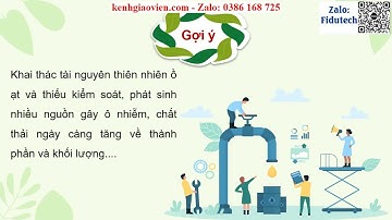 Giáo án powerpoint Chủ đề 7: Bảo vệ môi trường - Hoạt động 1, 2 | GA điện tử HĐTNHN 11 KNTT