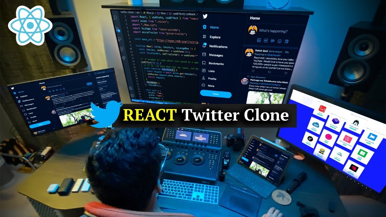 How to Build a TWITTER Clone with REACT.JS