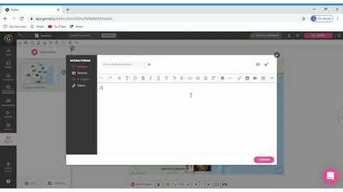Tutorial. How to create an interactive element in Genial.ly.