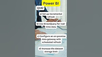 Q142: Scenario based Power BI Essential Interview Questions and Answers #powerbi #powerbiinterview