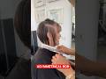ASYMMETRICAL BOB HAIRCUT! ✂️🔥🔥🔥 #bobhaircut #haircutting #haircut #hairtutorial #newhaircut
