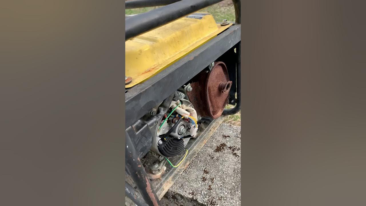 Champion Generator no voltage 1 adjusting avr automatic voltage