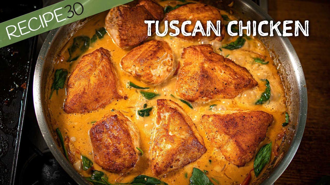 You Must Try This Tuscan Chicken in Delicious Creamy Sauce