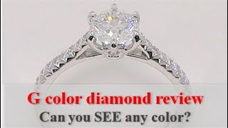 G Color Diamond Ring - How It Looks Like in Real Life