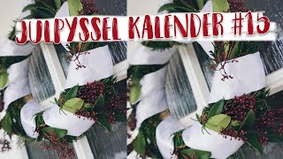 JULKRANS SKAPA SJÄLV! SKAPA DEKORATION TILL HEMMET MED SAKER DU HAR HEMMA JULKRANS SKAPA SJÄLV! SKAPA DEKORATION TILL HEMMET MED SAKER DU HAR HEMMA