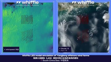 Whiffle LES model simulation of Yangjiang offshore wind farms