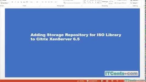10-Adding CIFS ISO Share on XenServer 6.5 SP1