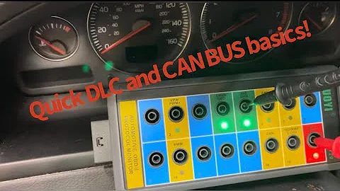 How to test your CAN BUS network at the DLC with a multimeter
