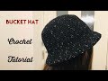 How to crochet Bucket Hat Trend 2021. Waistcoat stitch