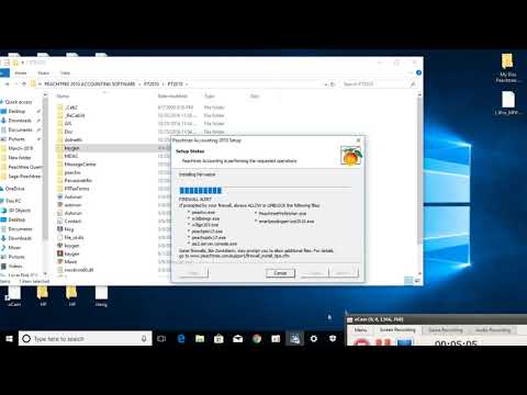 How to  Install Peachtree 2010,with Serial Number in PC windows 10