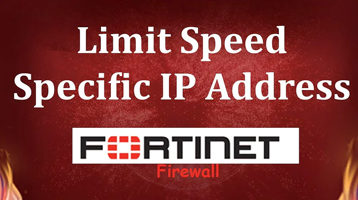 How to limit Internet bandwidth to specific IP in fortigate | Msolved Tech