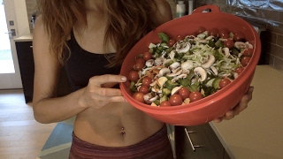 Week's worth of salad (how I make salad once for the week)
