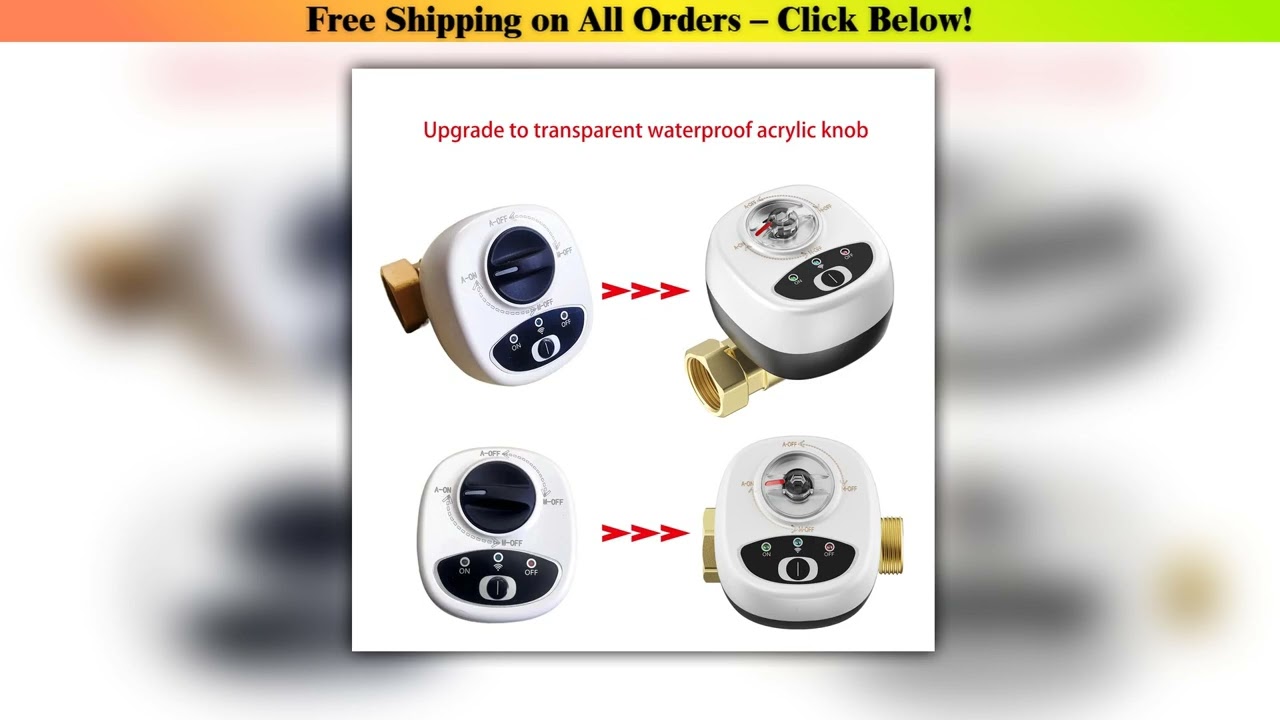 Smart WiFi Water Vavle Gas Shutoff For DN15/DN20/DN25 APP Wireless Control Timer Alarm automation