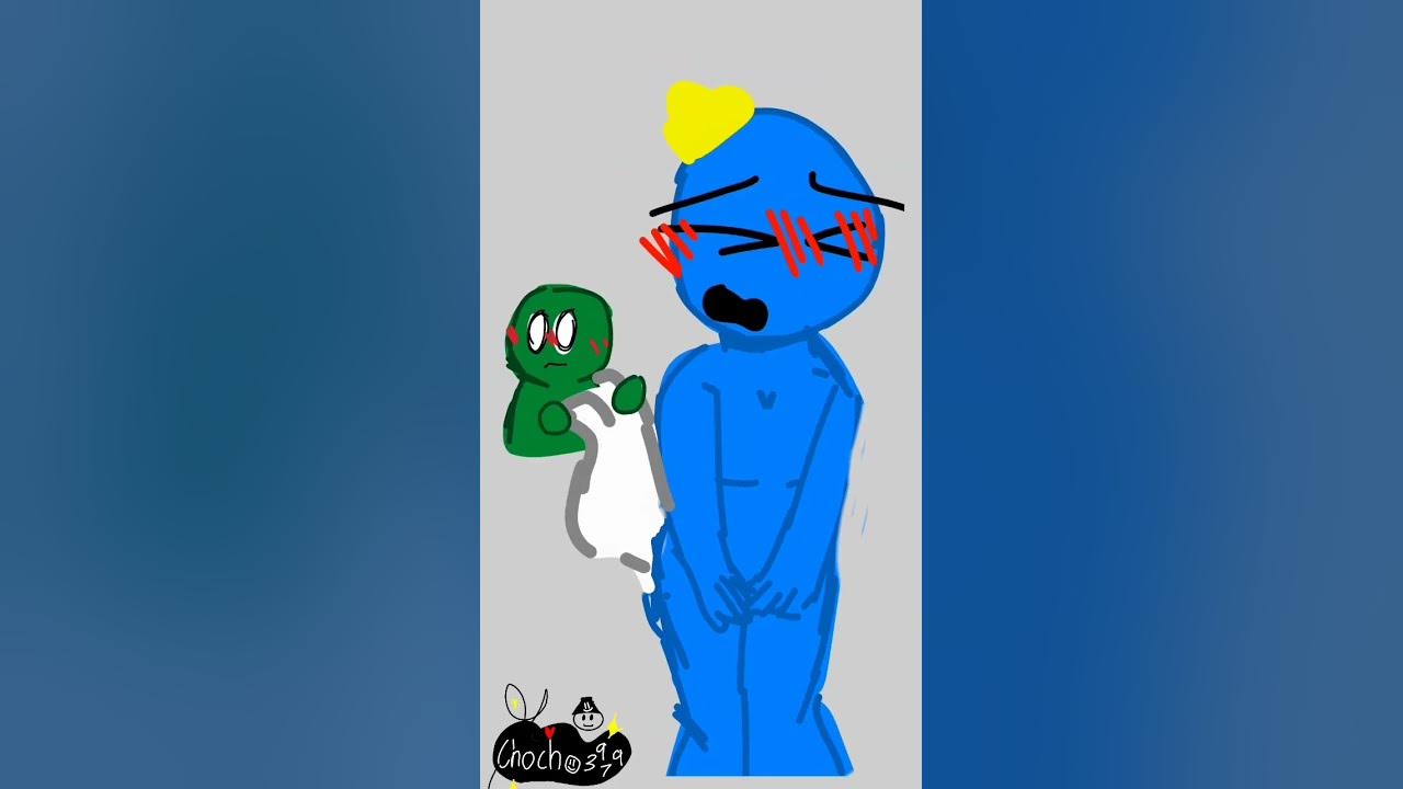 blue x green #short #greenxblue