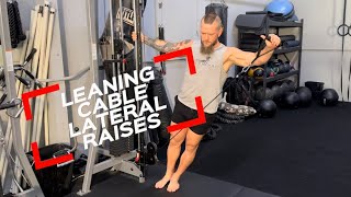 LEANING CABLE LATERAL RAISE — Shoulders Exercise #deltoids