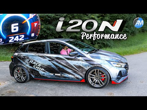 NEW! i20 N Performance | 234hp RaceChip | 0-242 km/h acceleration🏁 | by Automann in 4K