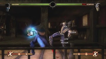 Mortal Kombat 9 Sub-Zero In-Depth Tutorial - Everything you need to know