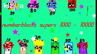 Numberblocks Wow 1000 - 10000 Super