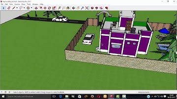 SketchUP Tutorial bangla Project 2 | 2D to 3D Modeling By SketchUP