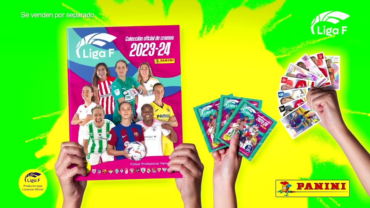 Liga F y Panini presentan la colección de cromos 2023/2024