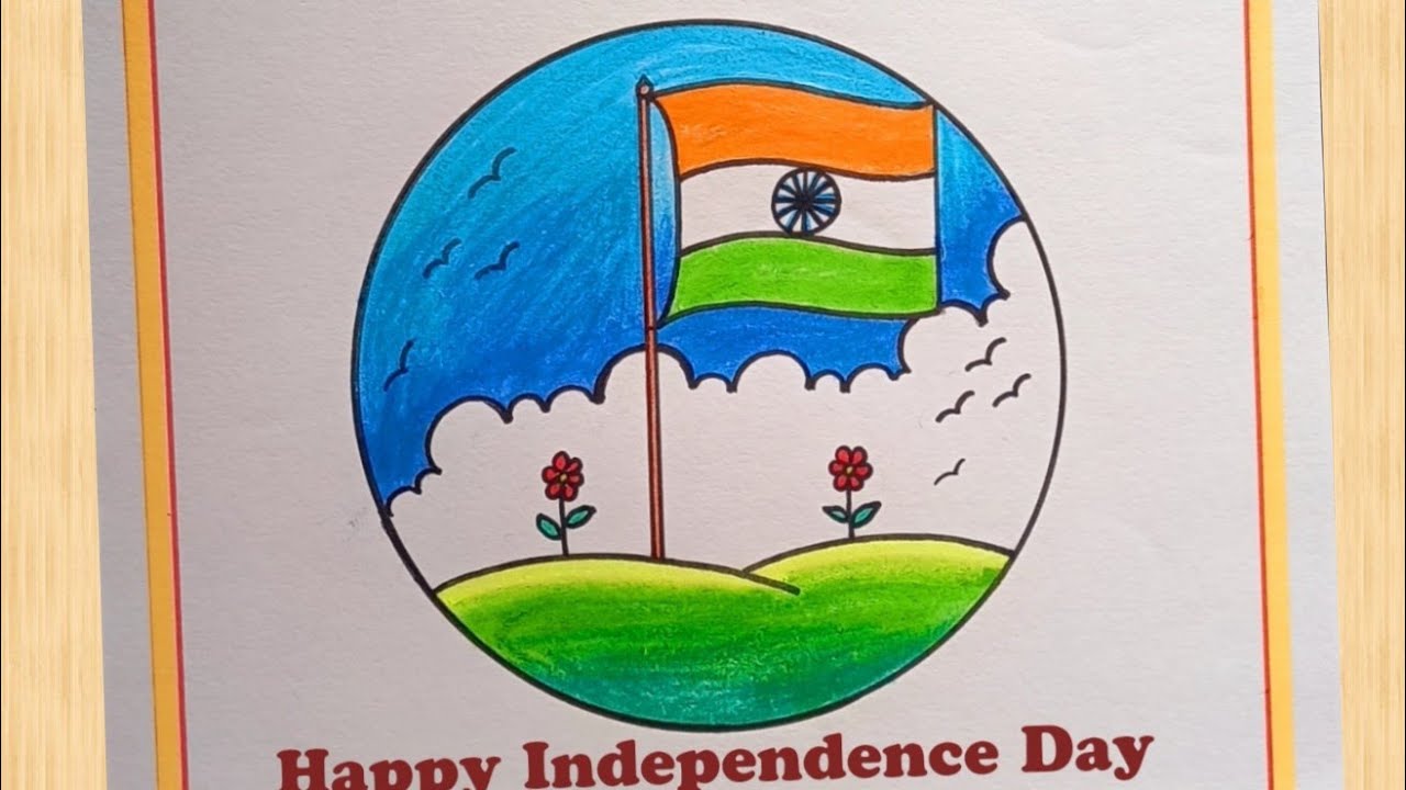 Republic day drawing | Republic day poster drawing | Drawing for republic  day | Independence day drawing, Poster drawing, Drawing for kids