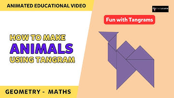 How to make animals with tangram - Tangram Shapes with 7 Pieces | Fun with Tangrams | Part 3/4