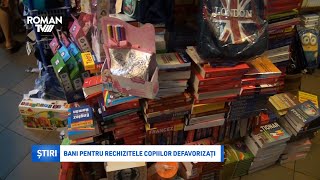 Bani pentru rechizitele copiilor defavorizați