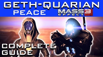 Mass Effect 3 - How to Save the Geth and Quarians with Peace (STEP-BY-STEP GUIDE)