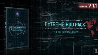 Extreme HUD Pack V1.1 || Free Download After Effects Template || 3d  3D HUD Pack