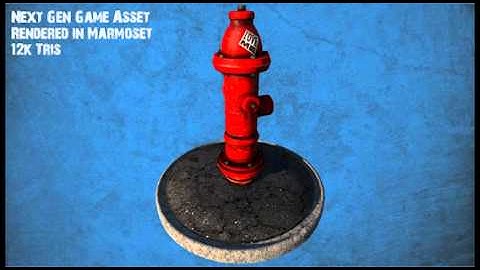 Next Gen Game Asset - Fire Hydrant
