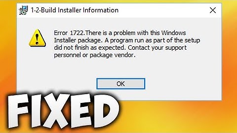 Khắc phục lỗi error 1722 khi cài sap2000 năm 2024