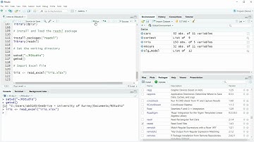 13. Setting the working directory and Importing Data from Excel - Getting Started with R & RStudio