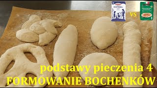 Cykl pieczenie chleba 4: formowanie wstępne i końcowe bochenków, test mąki gusto bello z biedronki