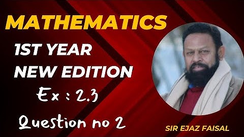 Math 11 Class Exercise 2.3 - Finding the Inverse by Row Operations | Question 2 Explained